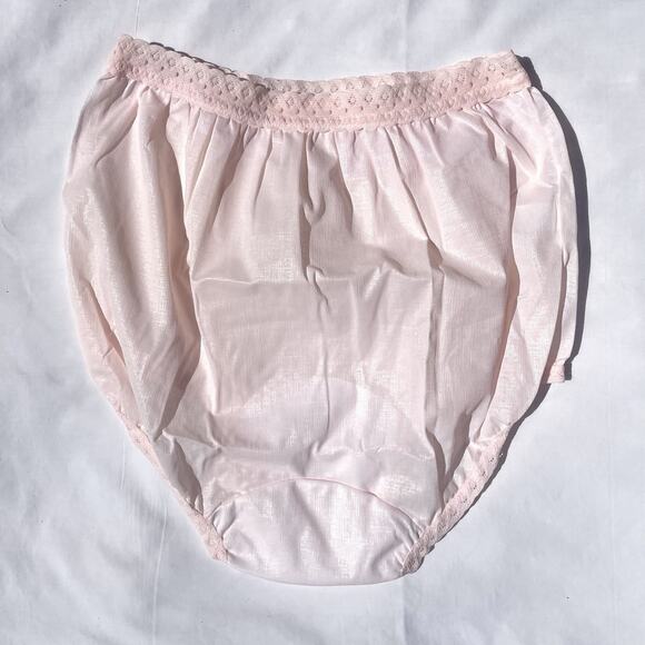 Vintage Lot Of 3 Silky Granny Panties Mushroom Gusset 5 USA New 158 - Picture 9 of 9